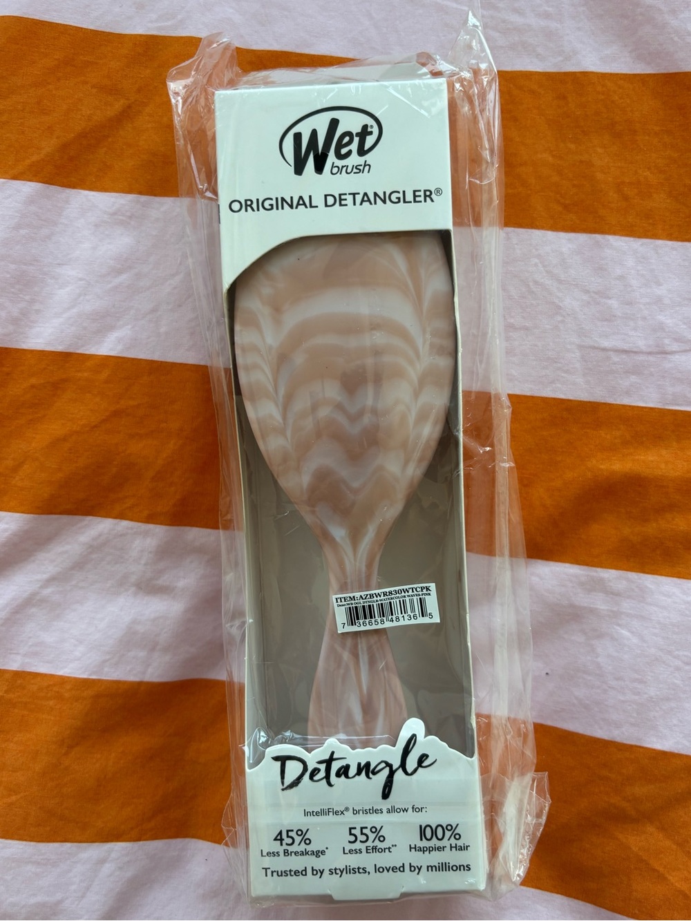 Watercolor Waves - Pink- Wet Brush - Never Opened